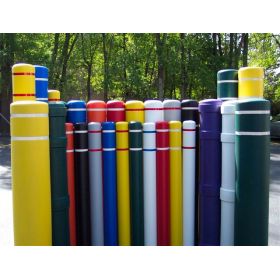 Safety bollard covers and bollard caps help bollards last longer.